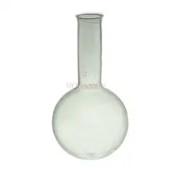 Frasco de fondo redondo de Química, suministros de laboratorio de 150ml, suministros experimentales de escuela media, cristalería química
