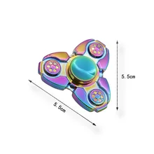 Стиль Спиннер-Спиннер шесть дьявол цветной металлический Спиннер для взрослых вращающийся кончик пальца один палец ручной Спиннер