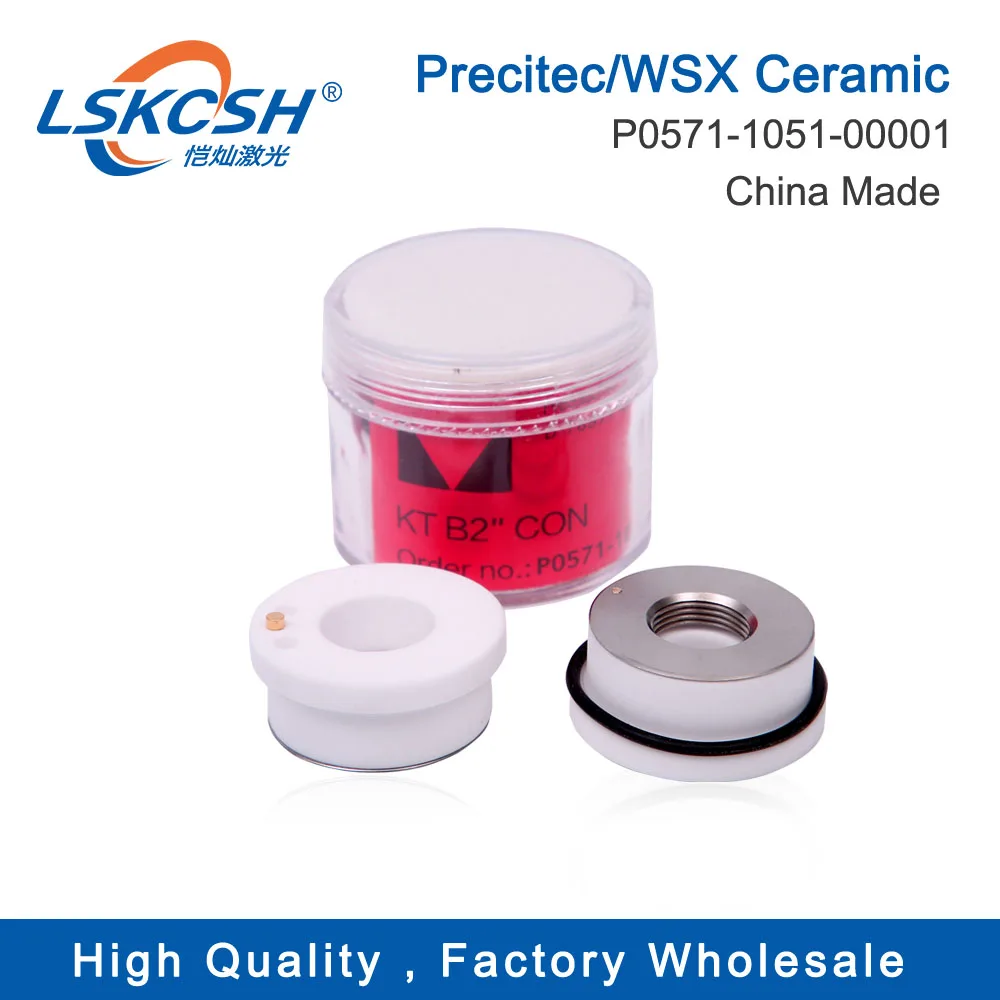 LSKCSH 100 шт./лот precitec/WSX держатель лазерной насадки/керамические части KT B2 CON P0571-1051-00001 28/24. 5 мм Высокое качество сделано в Китае