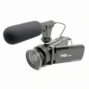 

1080P HD 16 Million Pixel Digital Camera With Lens Microphone Handheld DV Camcorder Shoot Digital Camera