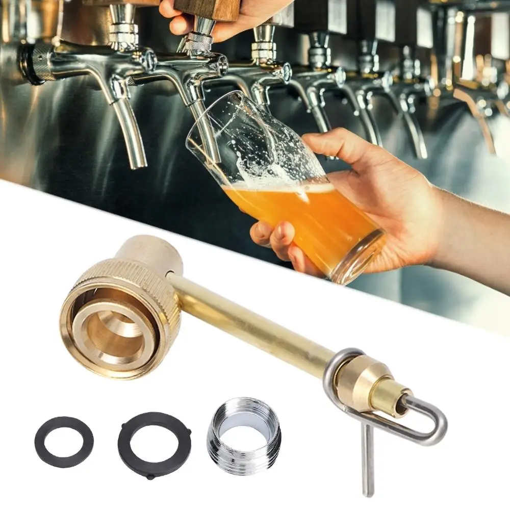 Beer Faucet Jet Carboy and Beer Bottle Washer Brass Jet Bottle Washer