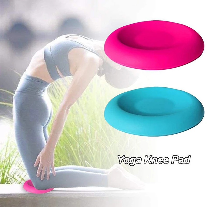 2/1pcs Yoga Knee Pads Full Silicone Portable Yoga Mat Non Slip Design
