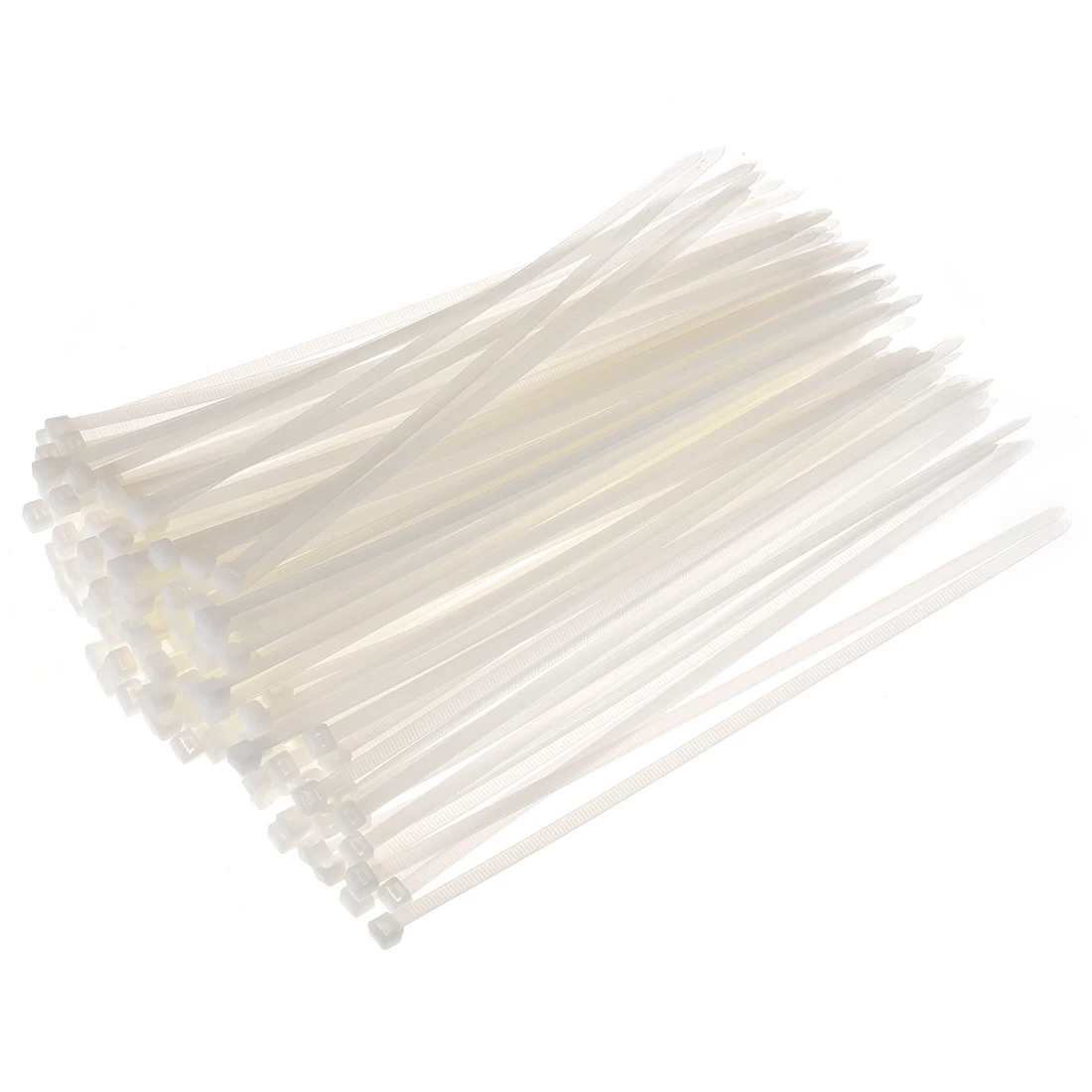 

uxcell 100pcs Cable Zip Ties 250mmx2.8mm Self-Locking Nylon Tie Wraps White