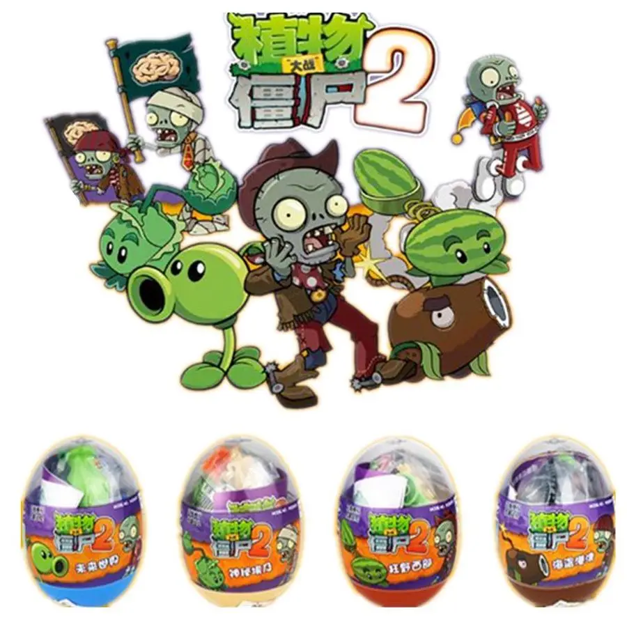 Растения против фигурки зомби экшн игрушки pvz строительные блоки набор