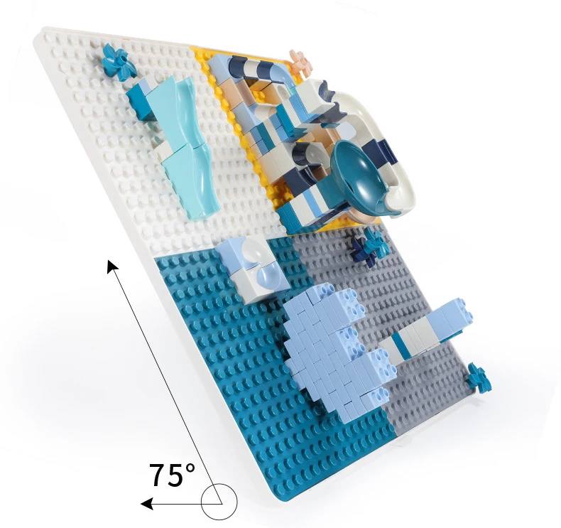 Bloco de Mesa Blocos de Construção Presente para Crianças Multi Funções Mesa Base Placa Estudo Grandes Tijolos Compatível Duploed Blocos 15 High Quality Brinquedos e hobbies