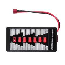 Acessórios do carro de controle remoto alta qualidade 6in1 equilíbrio xt60 t plug paralela placa carregamento para b6 b8 carregador 1.10