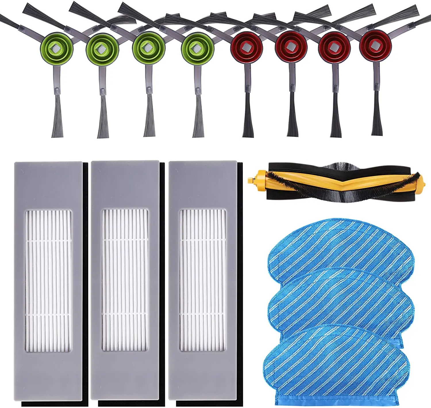 

Main Brush Side Brush Hepa Filter Mop Cloth Dishcloth for Ecovacs Deebot OZMO 920 950 Robot Vacuum Cleaner Replacement