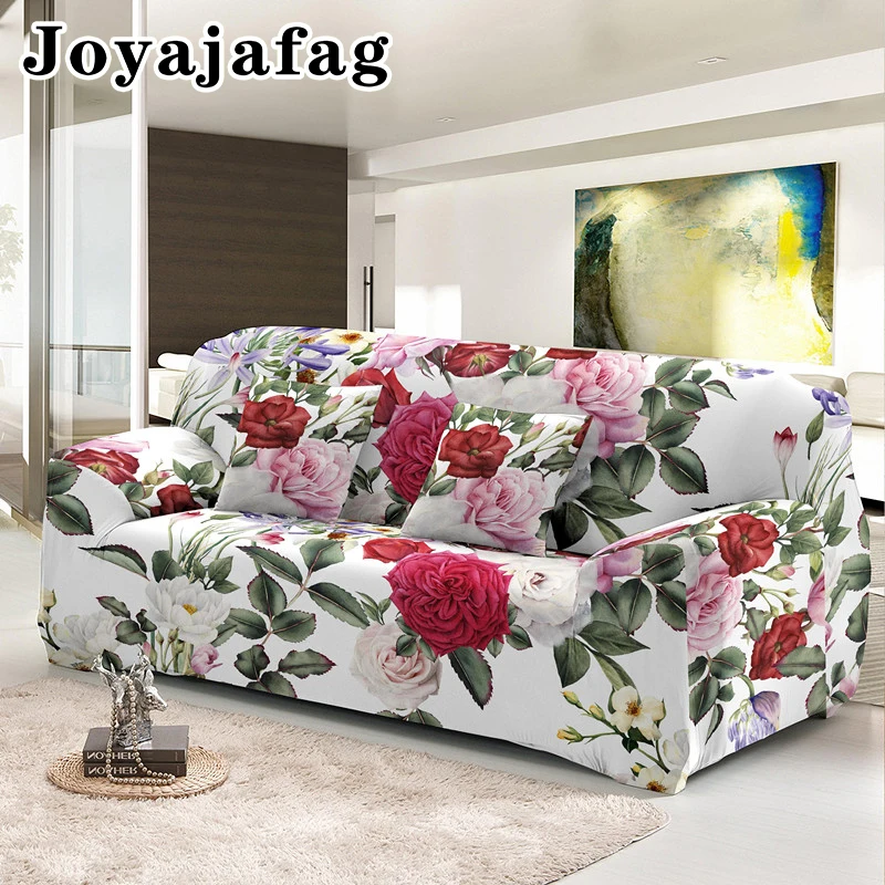 Эластичный чехол для дивана с цветочным рисунком гостиной моющийся Полностью