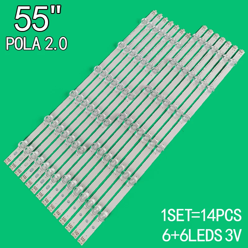 Suitable for LG 55-inch LCD TV INNOTEK POLA2.0 55'' R/L TYPE 55LN5700 55LN5600 55LA6205 LZ5501LCEPWA 55LA6205-UA 55LA6208-ZA |