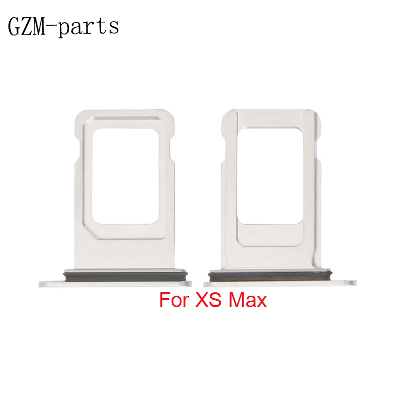 GZM-parts, 1 шт., двойной лоток для sim-карты, держатель для iPhone Xs max XS, держатель для sim-карты, слот, лоток, контейнер, адаптер, замена