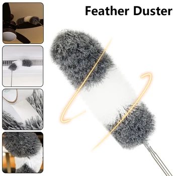 

2020 Adjustable Microfiber Dusting Brush Extend Stretch Feather Home Duster Air-condition Car Furniture Household Cleaning Brush