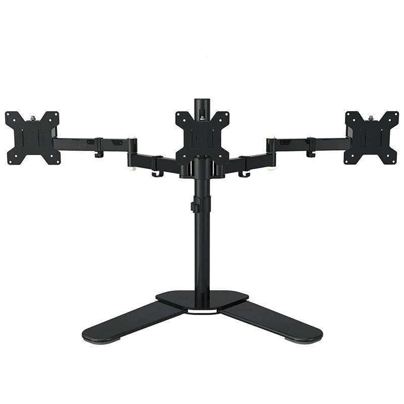 Desktop Full Motion 360 Degree Triple Screen Monitor Holder 10"-24&quotLCD LED Mount Arm Loading 9kgs Each Head | Электроника