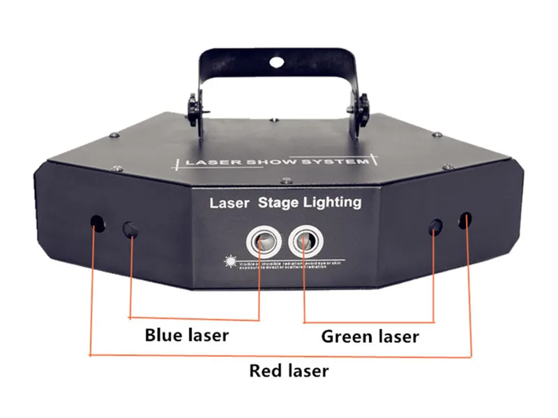 RGB сканирующий лазер/DMX светодиодный сканирующий сценический свет/DJ Освещение Красочный 6 объектив сканер/лазерный проектор/диско луч эффект лазерный