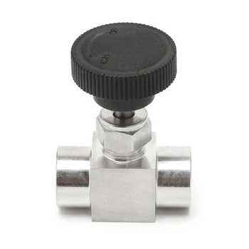 

1/8" Needle Valve Female Thread 304 Stainless Steel Flow Control Shut Off 915 PSI 50PB
