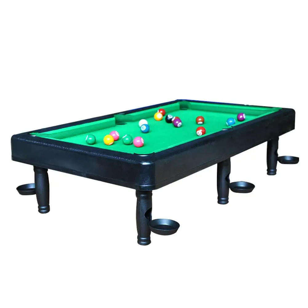 

Miniature Interactive Props Children Toy Fun Mini Simulation Intelligent Development Billiards Set Cue Table Entertainment Game