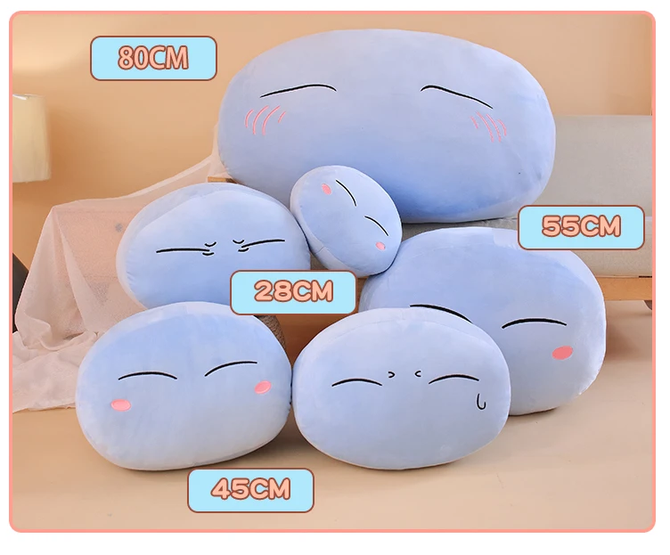 Rimuru Tempest Plush Toys Anime That Time I Got Reincarnated as a Slime Rimuru Tempest Pillow for Children Baby Xmas Gifts