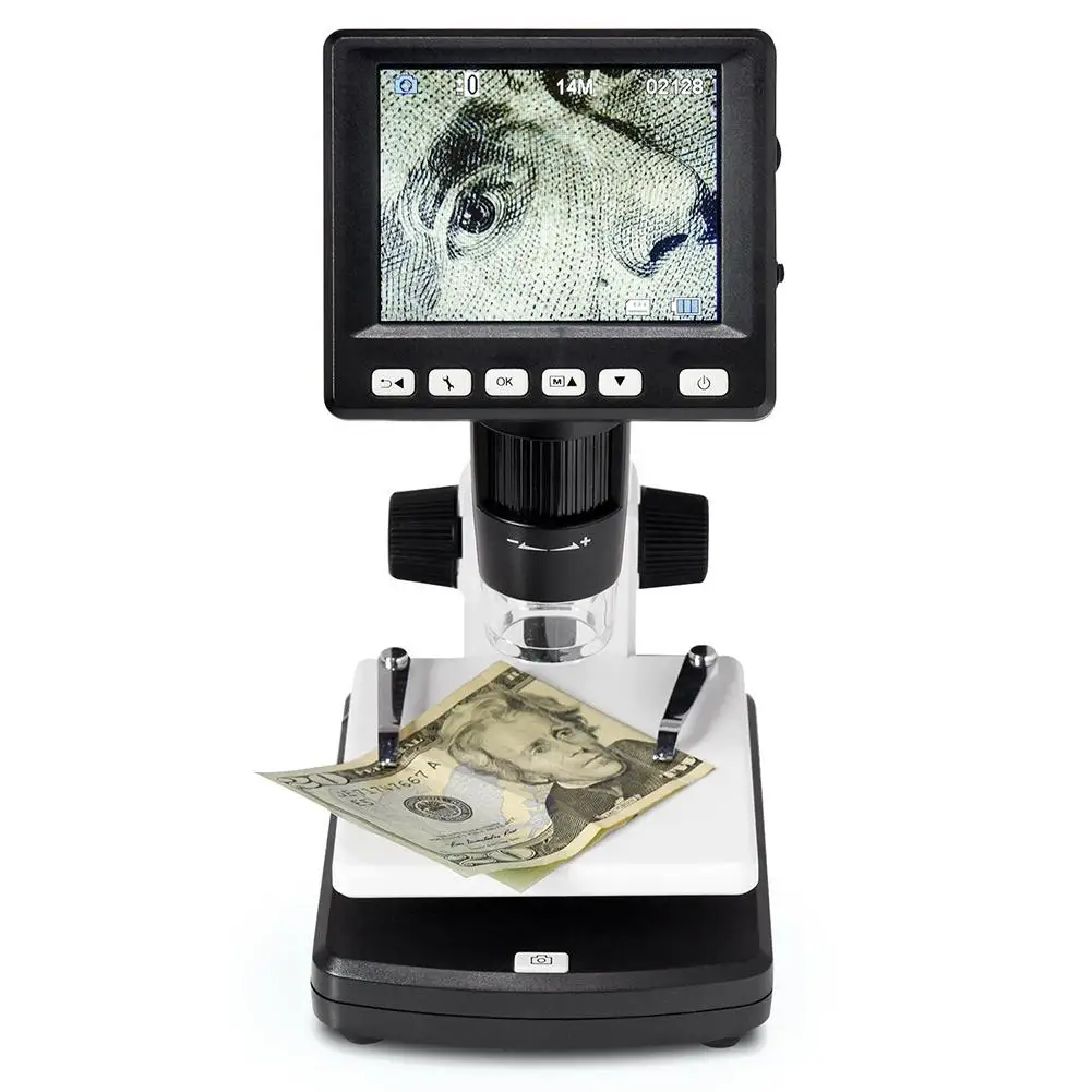 

UM038 5MP HD 3.5-Inch LCD USB Connection Multifunctional Desktop Digital Microscope Video Camera Recorder For Insects Observatio