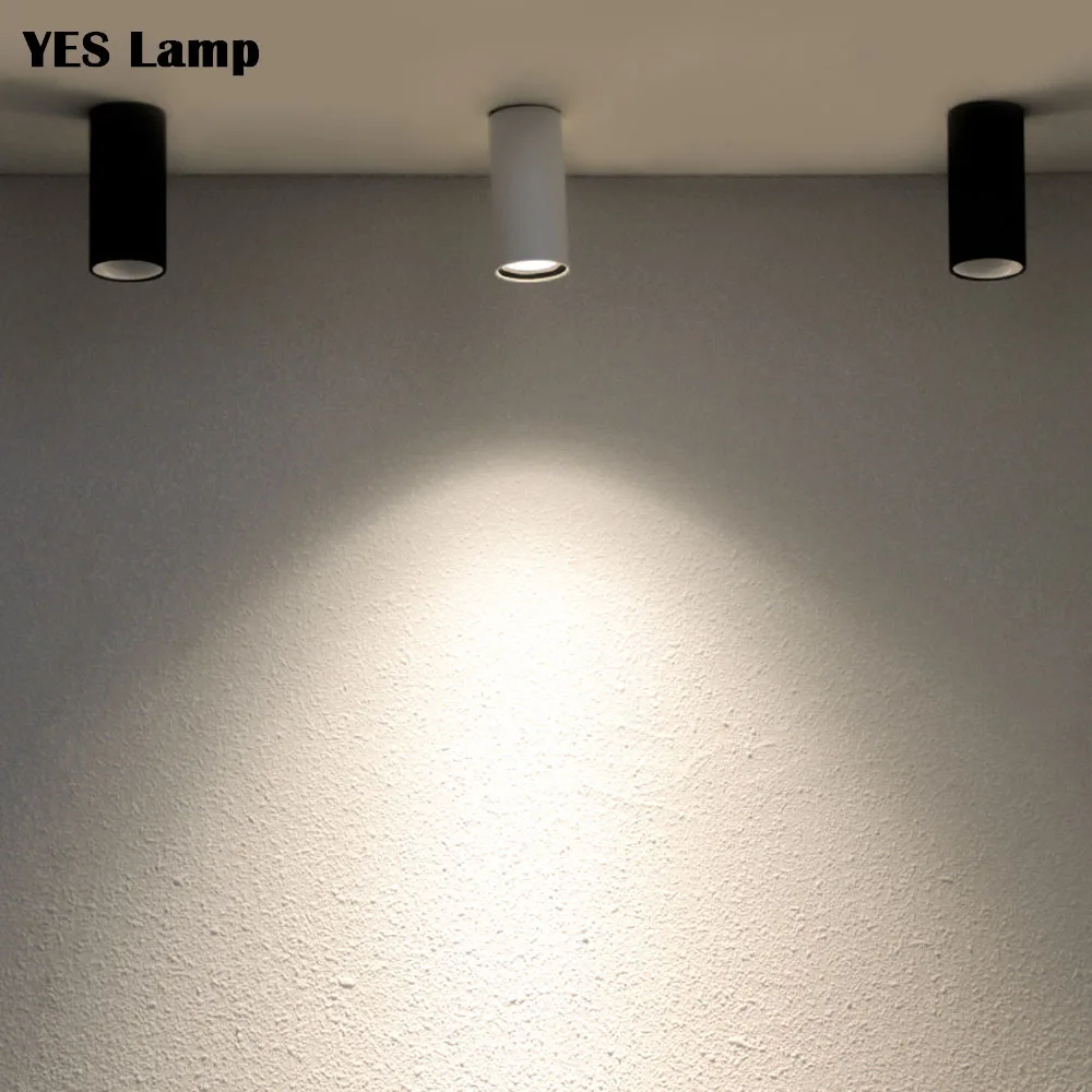 

LED COB Downlights Surface Mounted 3W 5W 7W 10W Mounted Ceiling Lamps Spot Light 110V 220V hall living room Background wall