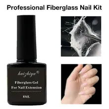 Профессиональный набор для ногтей из стекловолокна, наращивание ногтей для наращивания ногтей, маникюрный салонный набор инструментов