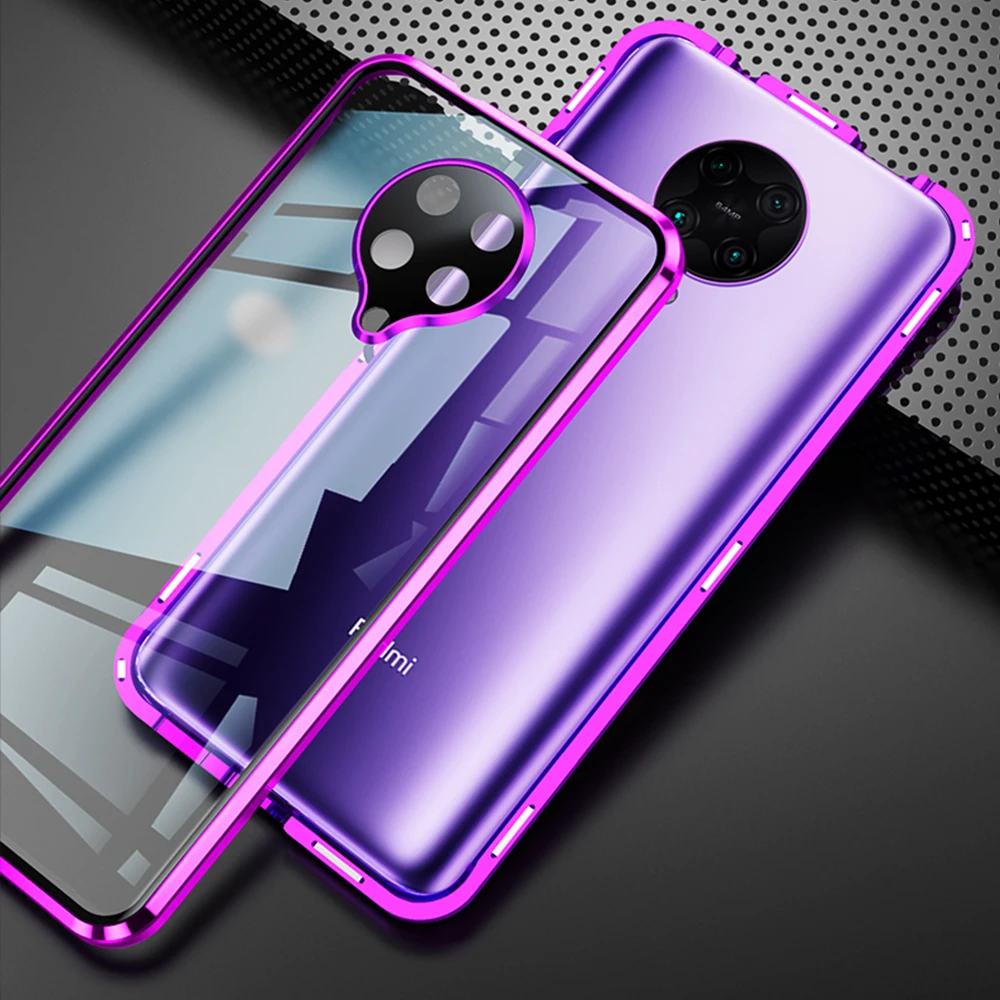 Чехол для Xiaomi Pocophone Poco F2 F 2 Pro защитный чехол с двойным закаленным стеклом полной