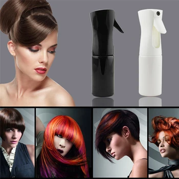 

160ML/300ML Watering Can Black Plastic Bottle Applicator Water Sprayers Flower Hair Dressing Spray Bottle Hair Tools Hairdress