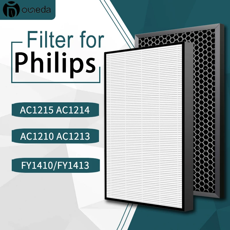 Air purifier filter FY1410 FY1413 for Philips AC1215 AC1214 AC1210 AC1213 HEPA and activated carbon | Бытовая техника
