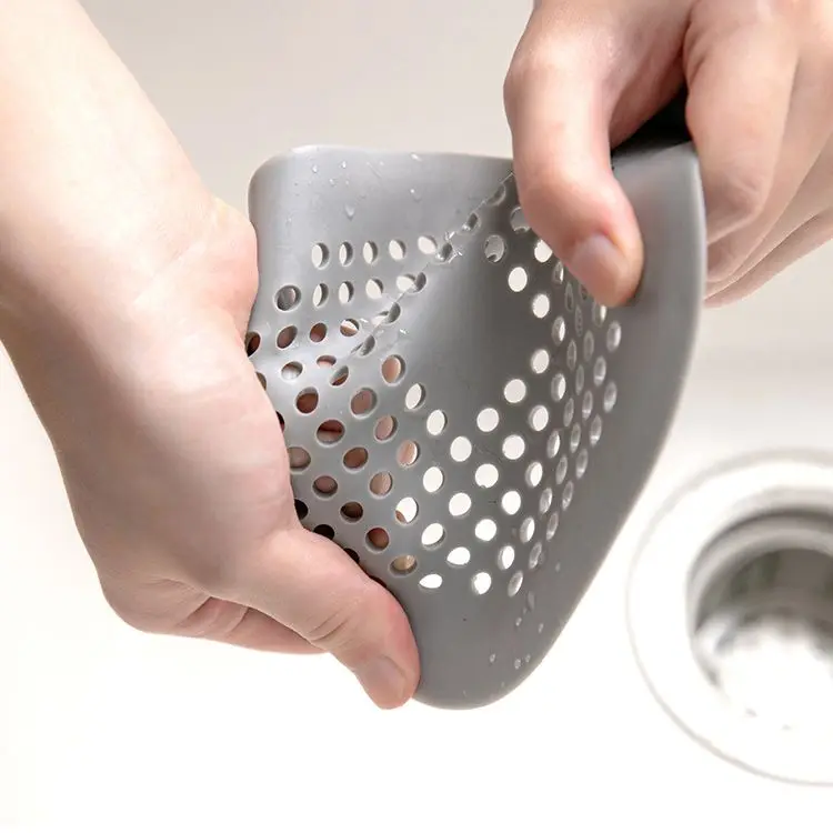 Low Cost Drenaje de silicona para ducha, tapón de drenaje para el fregadero del baño, accesorios de baño, colador de bañera, filtro de bajada Lnwy3krgW71