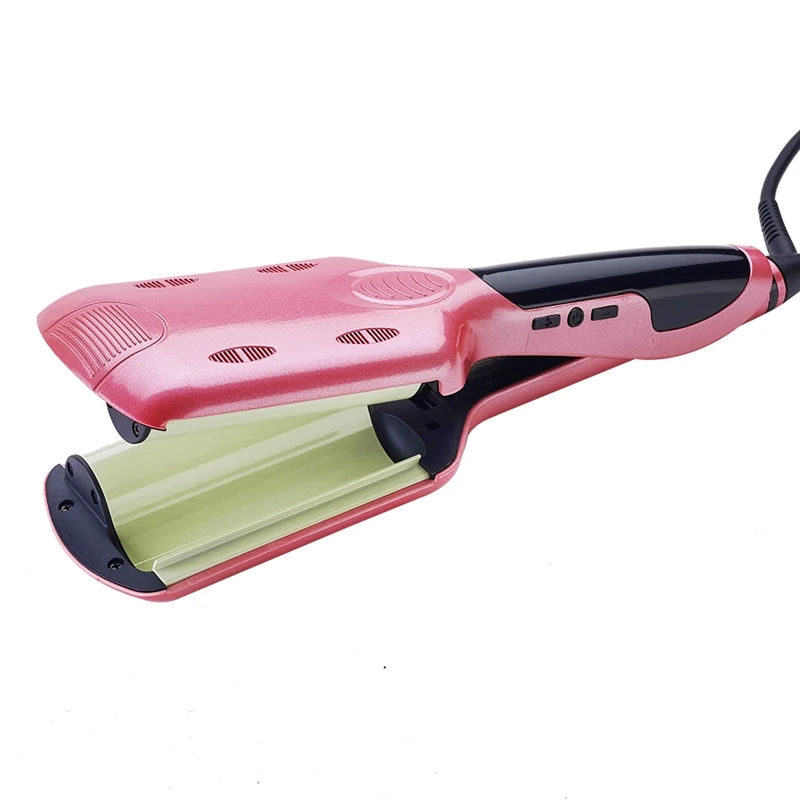 

Professional Wave Curling Iron Ceramic Hair Curler Deep Wavy Curler Led Temperature Hair Three Tube Hair Curler Roller