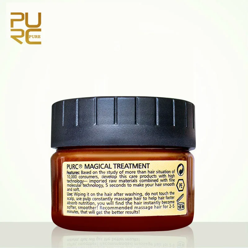 PURC 60ml Magical Keratin Hair Treatment Mask 5 Seconds Repairs Damage Hair Root Hair Tonic Keratin Hair & Scalp Treatment PURC 60ml Magical Keratin Hair Treatment Mask 5 Seconds Repairs Damage Hair Root Hair Tonic Keratin Hair & Scalp Treatment