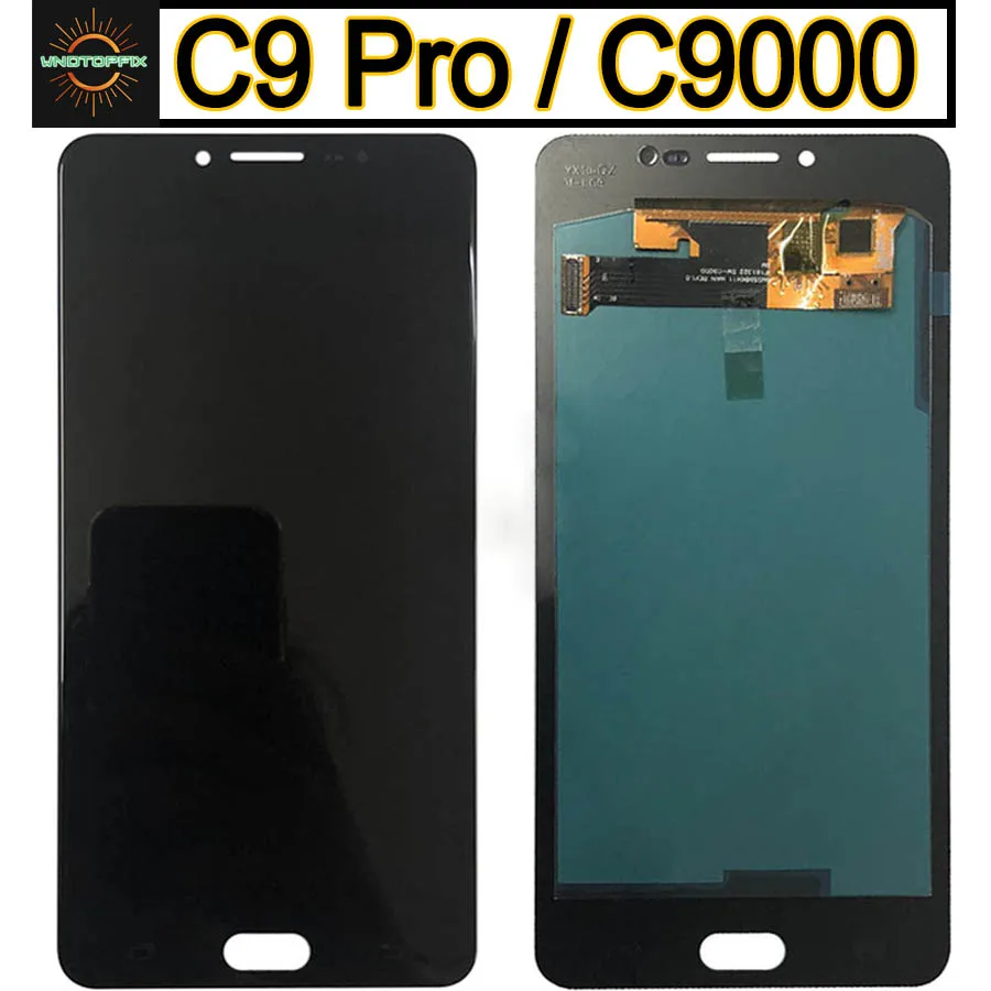 100% протестированный ЖК дисплей для Samsung Galaxy C9 Pro сенсорный экран дигитайзер в