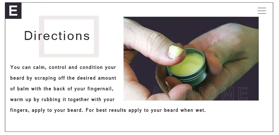 Beard Balm Moisturizing Repair Split Ends Soften Beard After Beard Shampoo Cleaning Vitamin Moustache Conditioner Beard Care