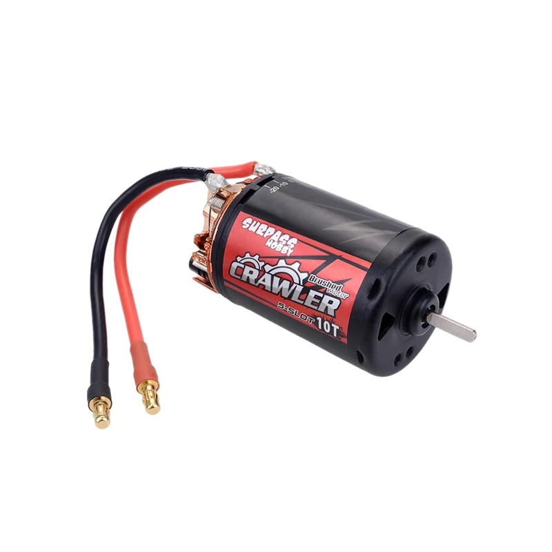 SURPASS HOBBY 550 10T водостойкий мотор с 5 слотами для TRAXXAS Tamiya RedCAT Kyosho WLtoys 1/10 RC Гусеничный