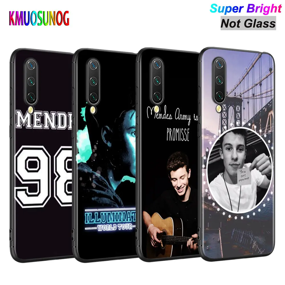 

Black Cover Shawn mendes 98 for Xiaomi Mi A3 A2 A1 5X 6X 6 8 Lite 9 9SE CC9 F1 9T 9TPro Play Phone Case