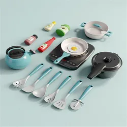 Mini jouets de cuisine pour bébé, ensemble d'accessoires pour garçons et filles, Simulation de cuisine, vaisselle, cadeau 