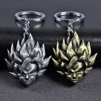 

Movie Anime Dragon Ball Super Saiyan God Vegeta keychain Pendant Action Figure Keychain for Gift