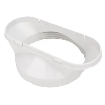 

13cm Dia Flat Mouth Air Conditioning Body Exhaust Duct Interface Pipe Connector Conditioner Parts
