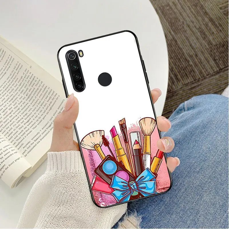 Girl love makeup brush