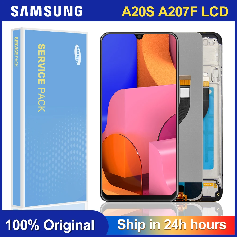 100% протестированный ЖК экран A20S для Samsung A20s A207 SM A207F дисплей Замена A2070