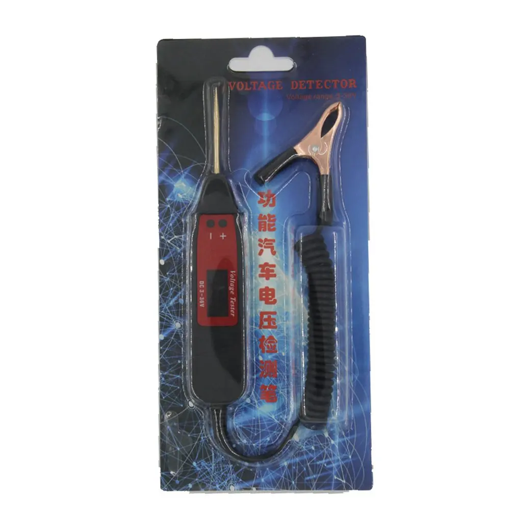 

Car Repair Special Test Pencil Digital Display Car Voltage Detection Pen Test Light Automotive Circuit Test Pen Test Light