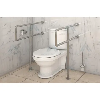 

Handrail mount to floor and wall