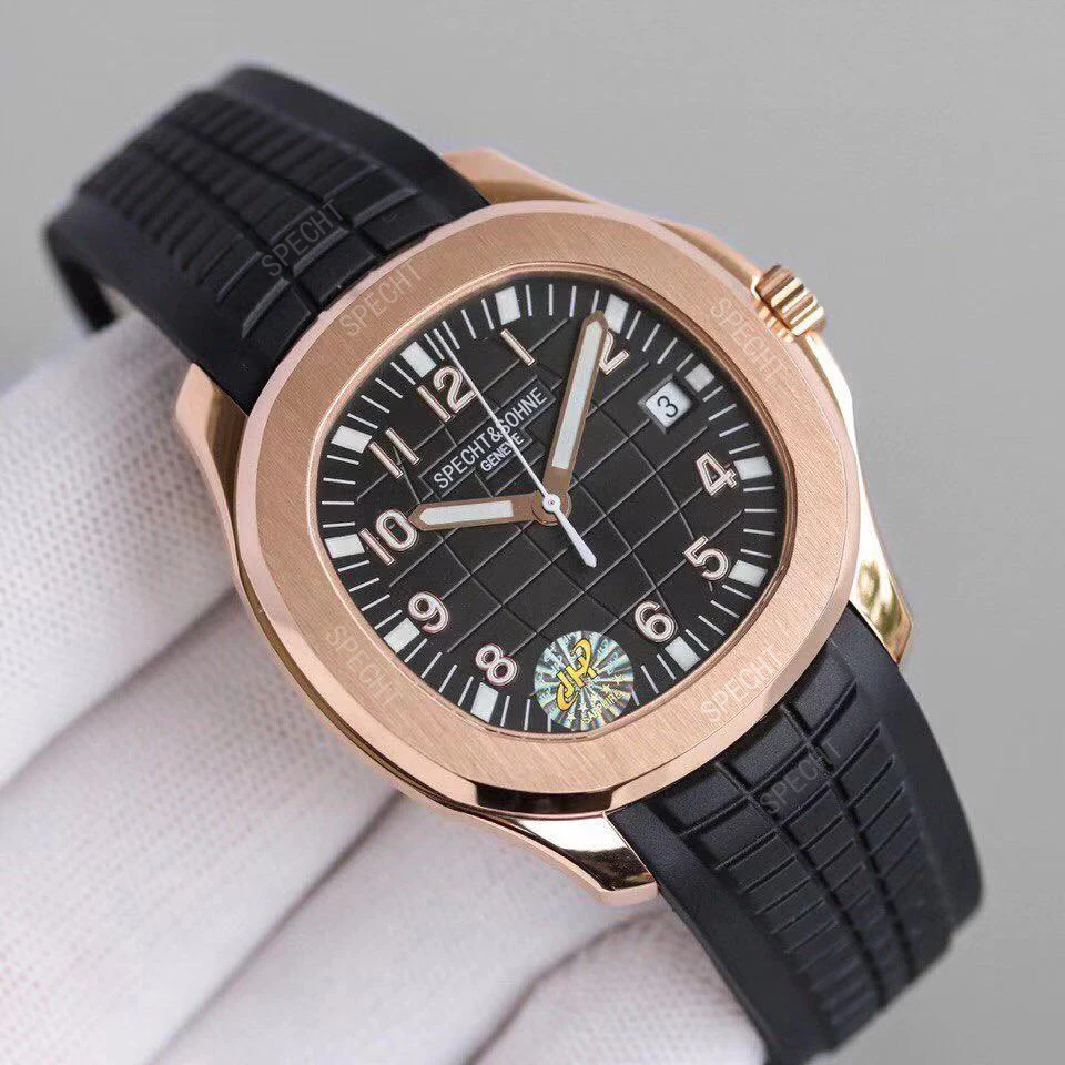 

Mechanical Watch 2022 Men Top Brand Luxury Sports Watches Rubber Rose Gold Steel Luminous Military Automatic Watch 40mm 3ATM