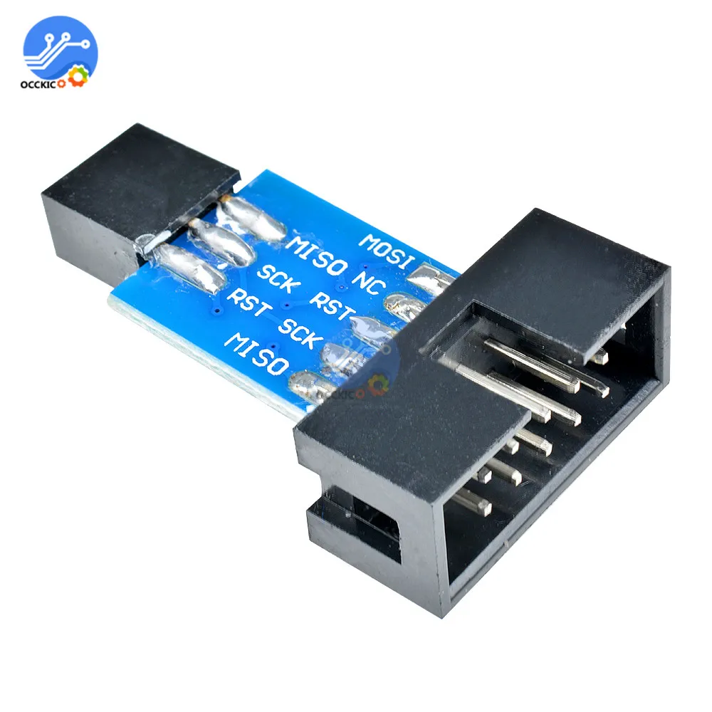 10 контактная стандартная 6 плата адаптера + USBASP USBISP AVR программатор USB ATMEGA8 ATMEGA128