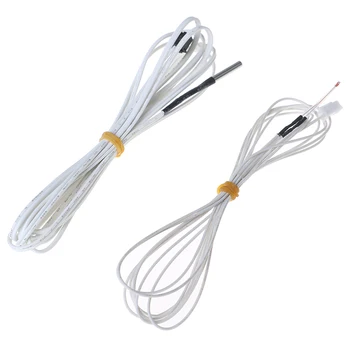

1Pc 100K 1% NTC 3950 Thermistors Sensors with 1/2M Cable 3D Printers Parts