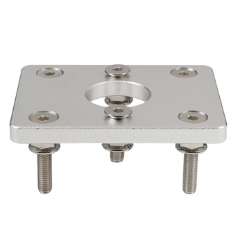 

1 Set Silver Metal Booster Delete Plate Kit Billet Brake Booster Delete Plate, Fit for Honda Acura Civic