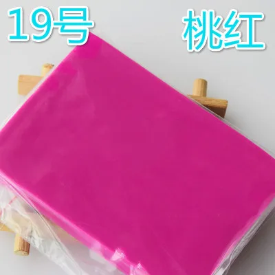 56 Color Soft Clay Dry Polymer Children's Toys Plasticine Safe and Non-toxic Colorful Lightweight Clay Gifts for Boys and Girls - Цвет: C19 Peach red