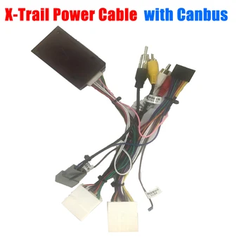 

Android radio Car Accessories Wire Wiring Harness Adapter Connector Plug 16Pin For N issan X-trail/qashqai 2010-2015