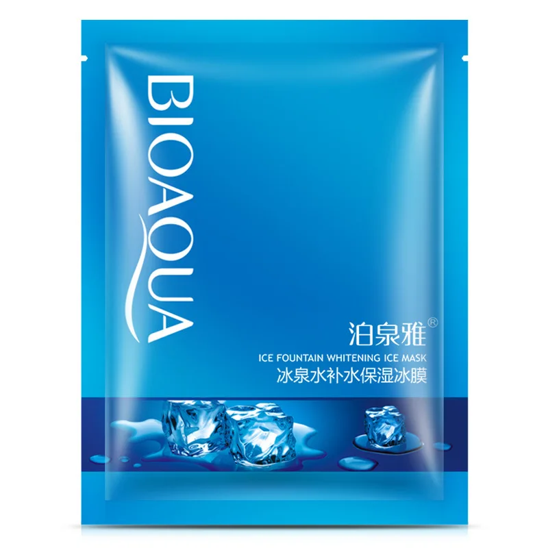 Питательная маска-эссенция ледяная вода увлажняющая маска для лица контроль