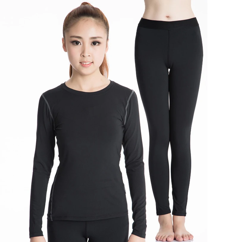 Fanceey Anti microbial Thermal Underwear Women Quick Dry Long Johns for Women Second Skin Winter Female Thermo Underwear Sets
