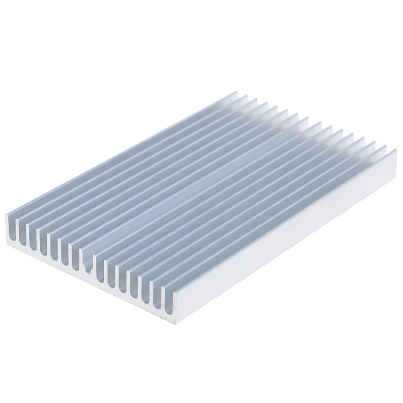 100x60x10mm DIY 쿨러 알루미늄 방열판, 그릴 모양 라디에이터 방열판 칩 IC LED 전력 트랜지스터