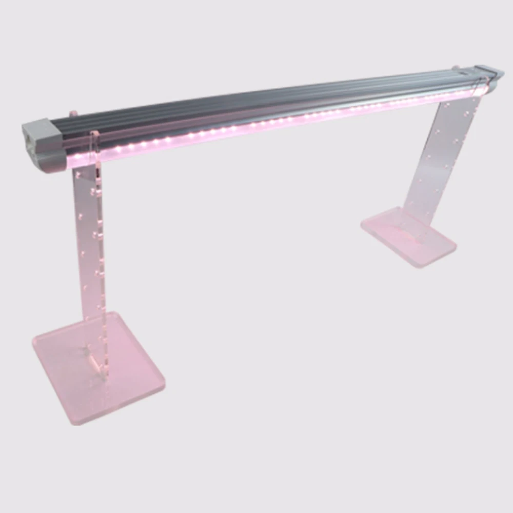 DIY T8 T20 Light Lamp Tube Supporter Succulent Growth light lamp Stand 22-45cm Adjustable Acrylic Plant Lamp Frame